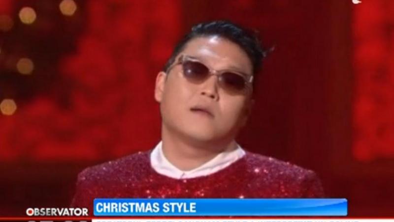 Opan Christmas Style: Psy a intrat in spiritul sarbatorilor