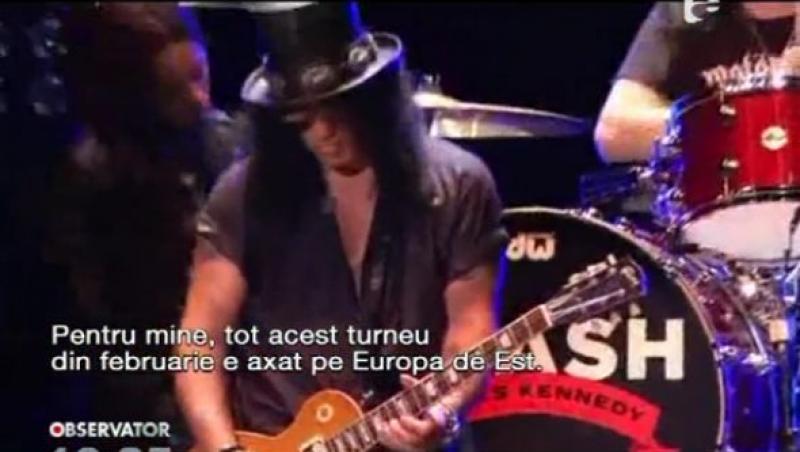 EXCLUSIV! Celebrul chitarist Slash a vorbit la Observator despre concertul de pe 5 februarie, de la Sala Palatului 