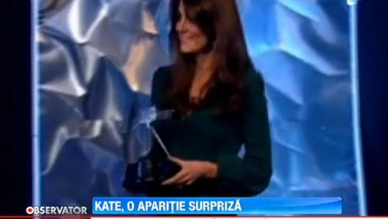 Kate Middleton a participat la gala sportivilor britanici, prima apritie in public dupa externarea din spital