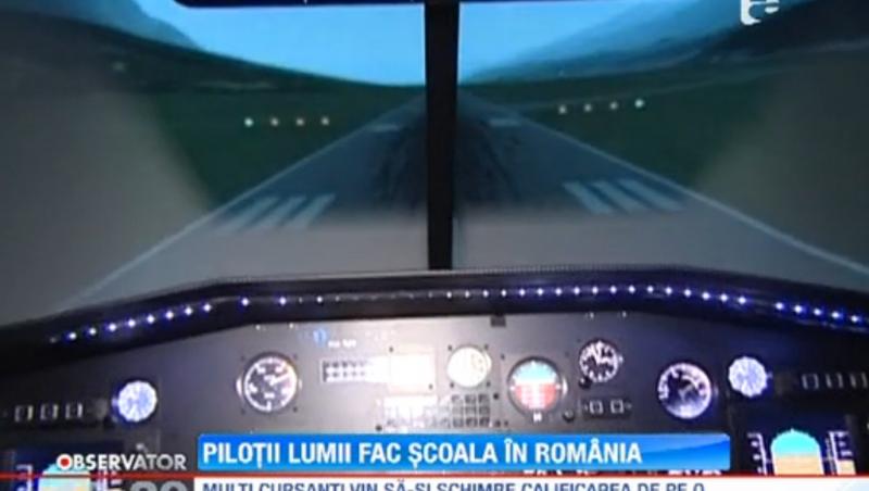 Scolile de pilotaj din Romania ii atrag pe aviatorii europeni cu preturi reduse