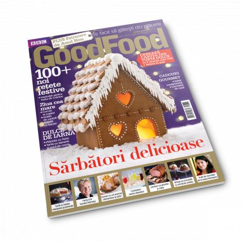 Peste 100 de retete festive in editia de decembrie-ianuarie a revistei GoodFood! Acum, la toate chioscurile!