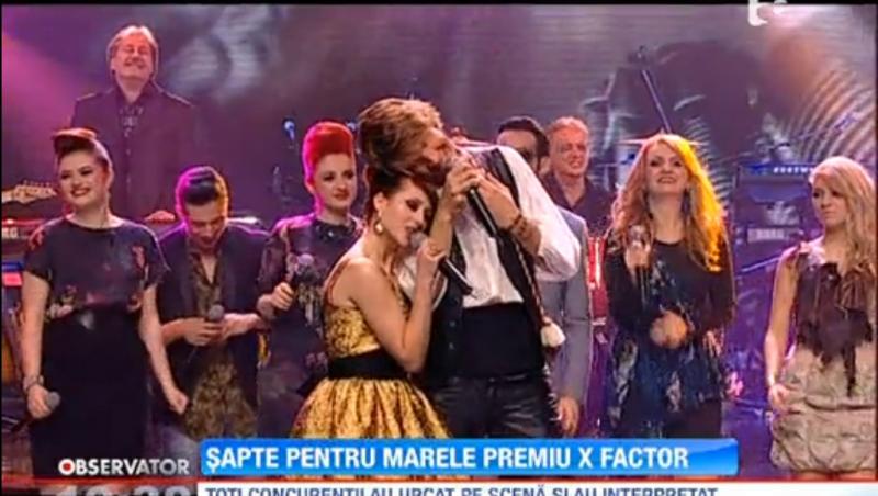 Sapte concurenti au ramas in lupta pentru marele premiu X Factor