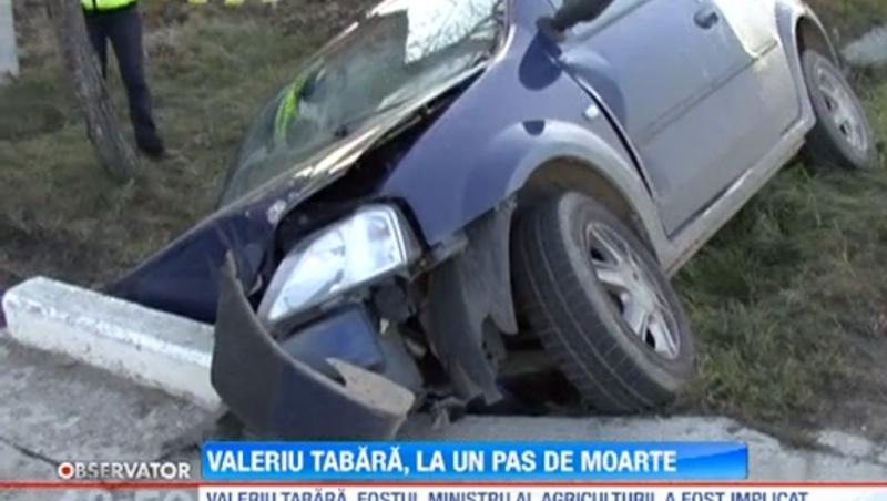 Valeriu Tabara a intrat cu masina intr-un pod si s-a accidentat grav