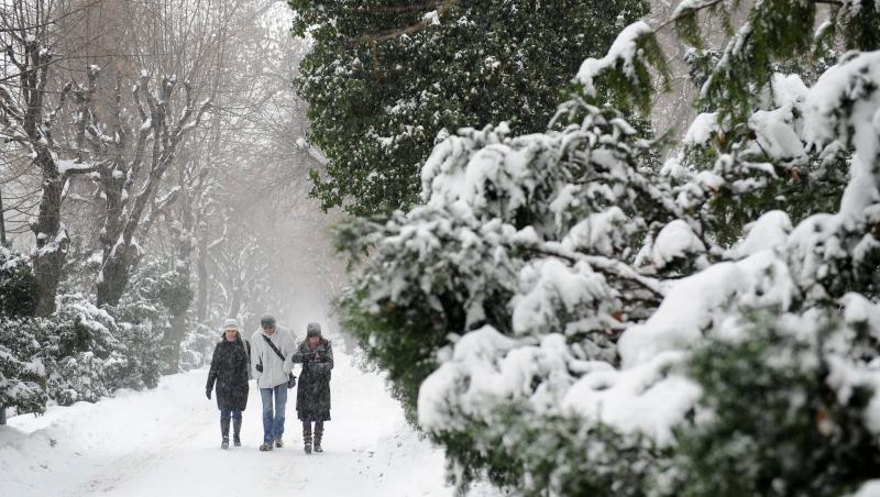 Iarna a cuprins cea mai mare parte a Europei. Cum va fi vremea in Romania