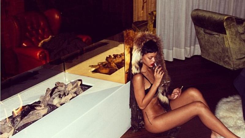 Prea mult vin? Rihanna, fara haine pe Instagram!