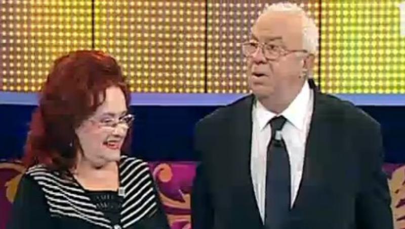 VIDEO! Stela Popescu si Alexandru Arsinel, invinsi de blonde