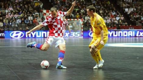 Campionatul European de Futsal: Romania - Croatia 1-2