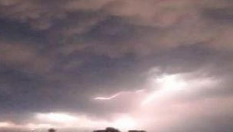 VIDEO! Furtuna impresionanta de fulgere in nord-estul SUA