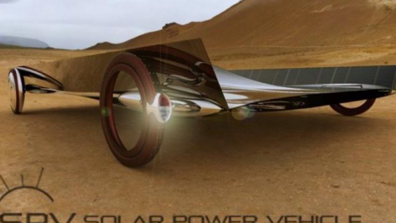 FOTO! Masina solara - concept de viitor