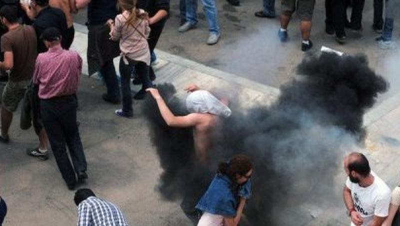 Violente de strada la Atena, din cauza austeritatii