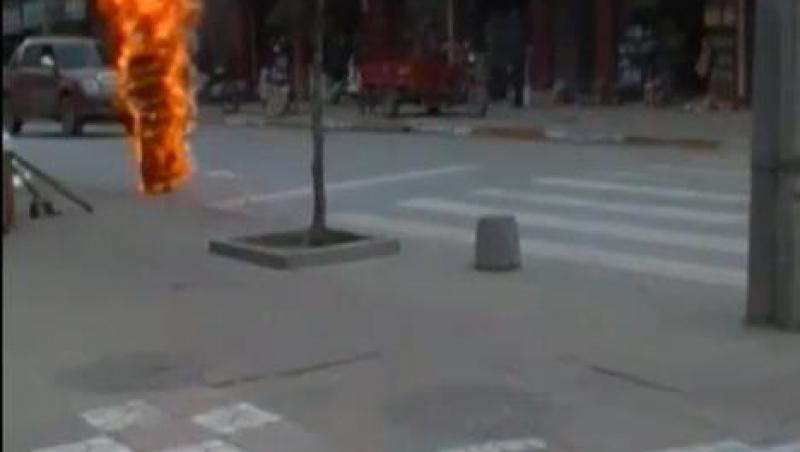 VIDEO! Tibetanii isi dau foc in semn de protest