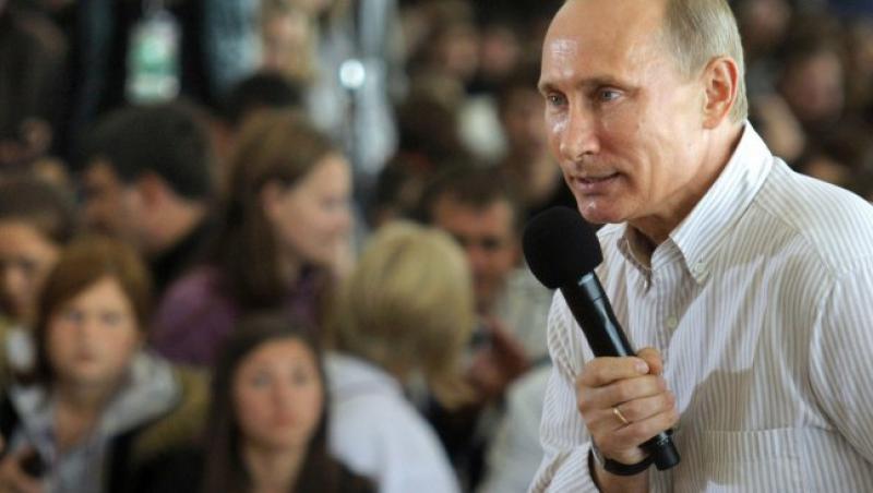 Popularitatea lui Vladimir Putin, in scadere