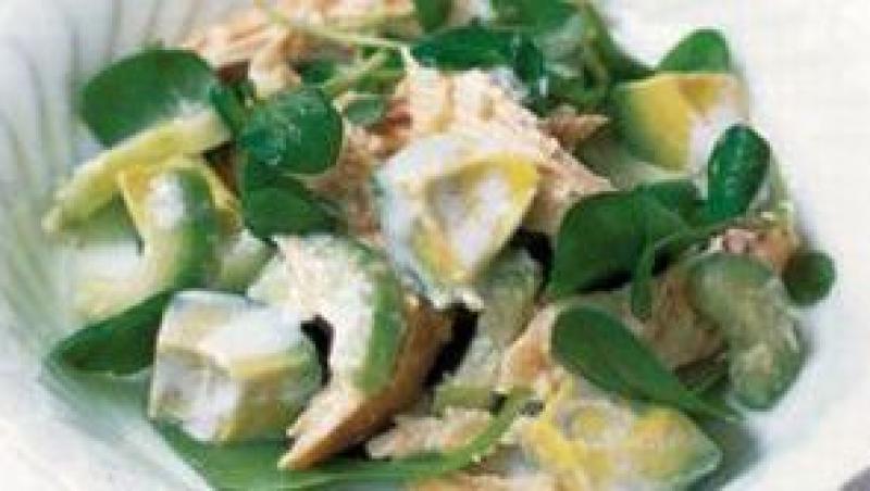 Gustare rapida: Reteta Salata de pui si avocado
