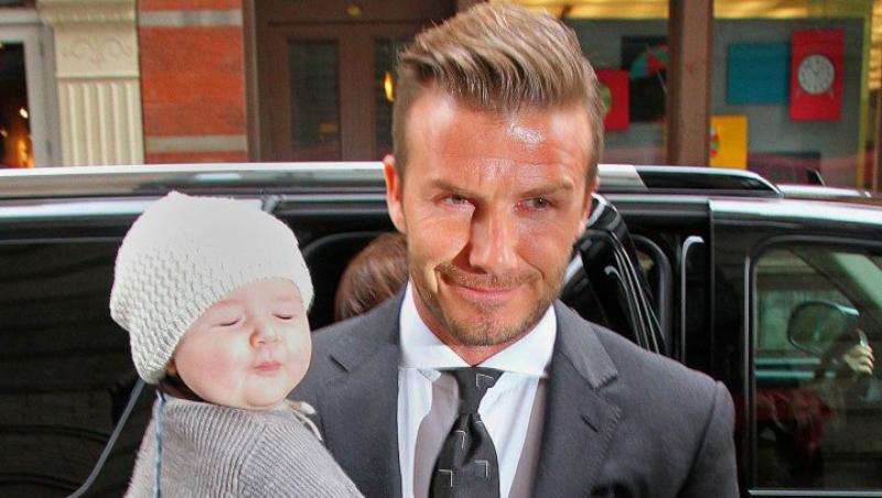 FOTO! Uite ce frumoasa e fetita lui David Beckham!