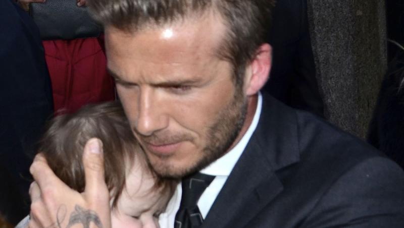 FOTO! Uite ce frumoasa e fetita lui David Beckham!
