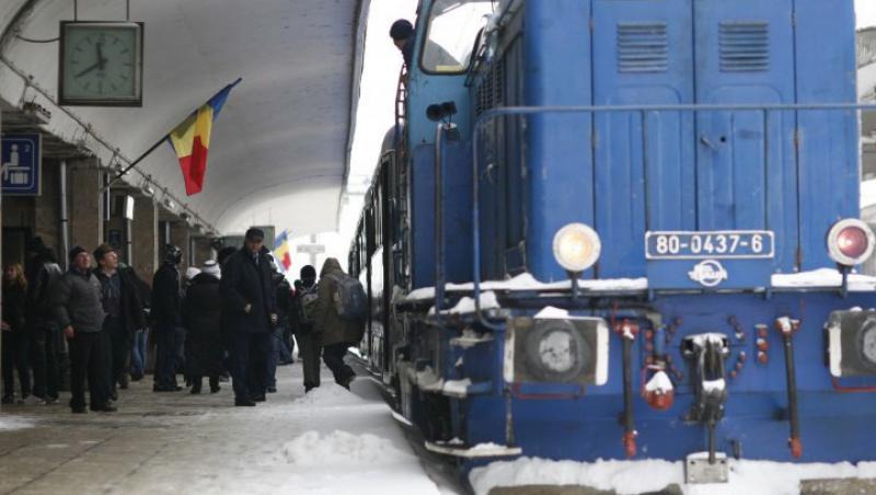 Iarna la CFR: 5 linii inchise, alte 7 cu restrictii, 197 de trenuri anulate