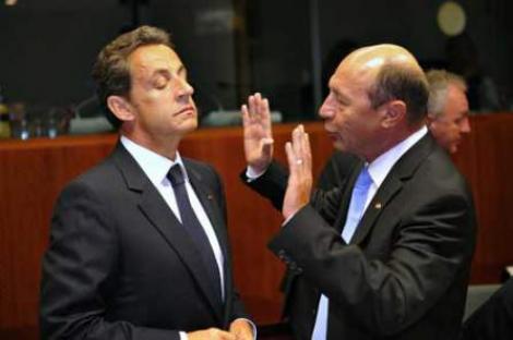 Campanie electorala in Franta: Sarkozy i-a furat "timona" lui Basescu