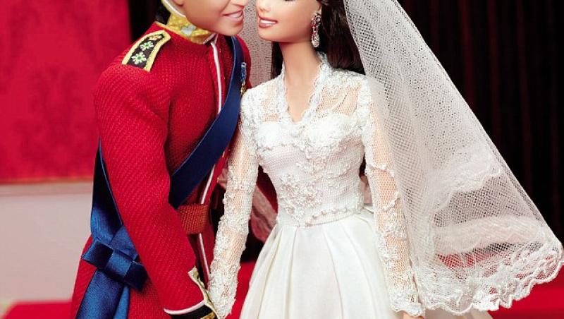 Uite-i pe Kate Middleton si printul William in ipostaza de Barbie si Ken!
