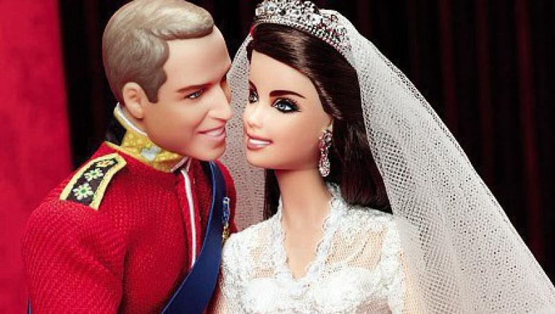 Uite-i pe Kate Middleton si printul William in ipostaza de Barbie si Ken!