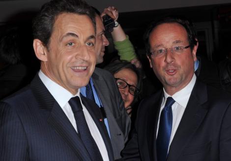 Prezidentiale in Franta: Sarkozy acuzat de ""falsificare, caricatura, manipulare", Hollande de minciuna