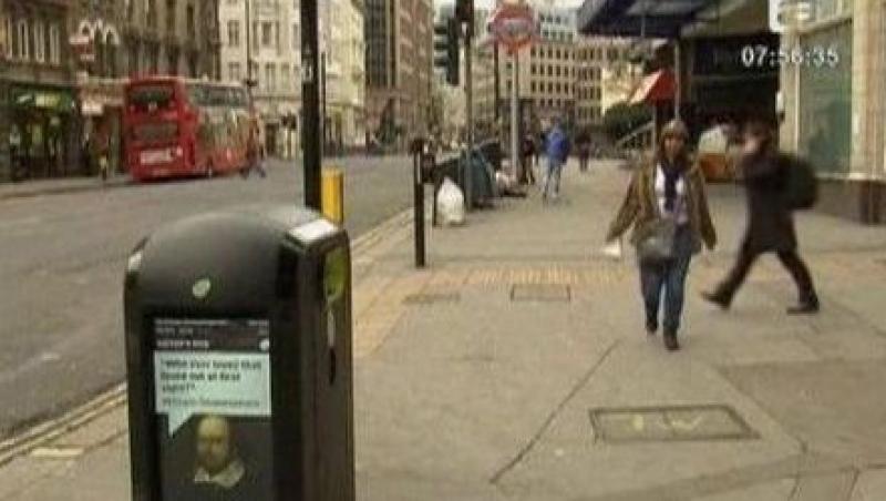 VIDEO! Cosuri de gunoi cu display pentru Jocurile Olimpice de la Londra