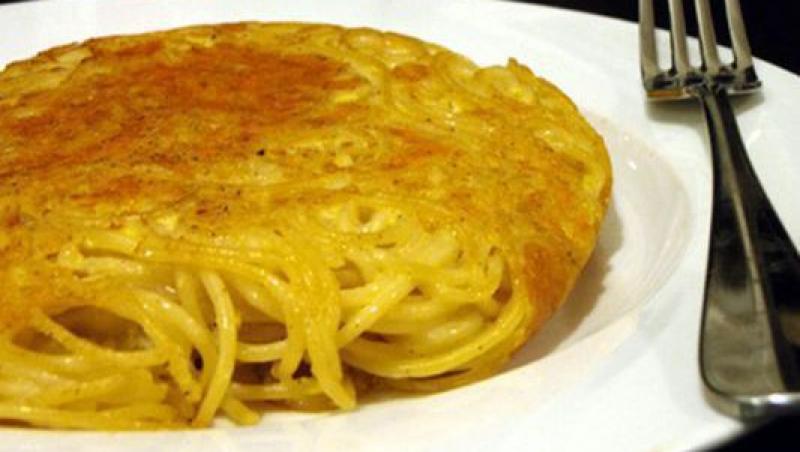 Reteta zilei: Omleta cu spaghetti