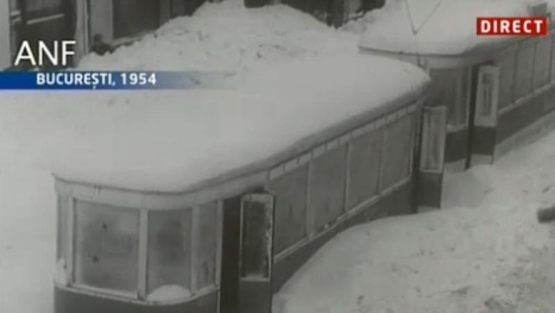 FOTO! Cum a aratat iarna din '54, dupa ce Igas a spus ca vine o iarna ca acum 58 de ani