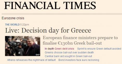 Financial Times: Grecia, suicid asistat