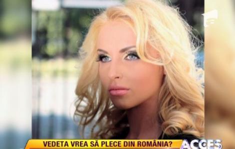 Andreea Spataru vrea sa plece din Romania!