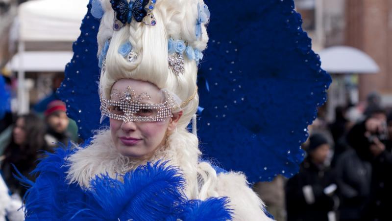 FOTO! Spectacol inedit la Carnavalul din Venetia