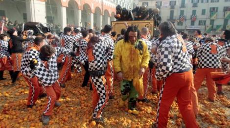 Bataia cu portocale, reluata si anul acesta in Italia