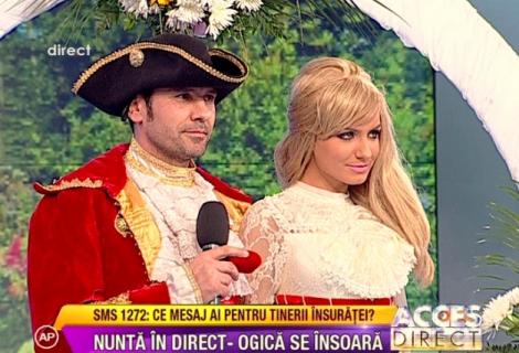 VIDEO! Nunta LIVE: Stelian Ogica si "viespea" s-au casatorit la Acces Direct!