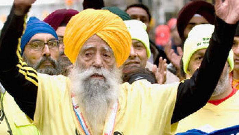 La 100 de ani, el este cel mai batran alergator la maraton!