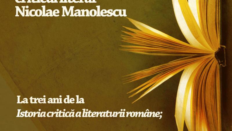 Nicolae Manolescu, din nou la Cafeneaua critica