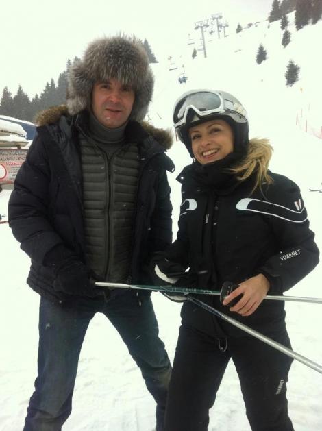 FOTO! Daniel Buzdugan si Simona Gherghe, impreuna pe schiuri