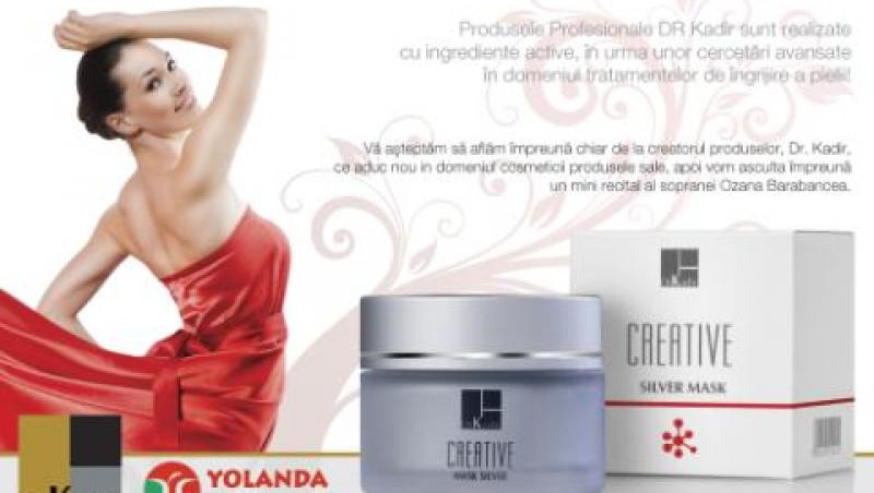 Esteticianul Madonnei si al lui Jennifer Aniston isi lanseaza in Romania noua gama revolutionara de produse cosmetice, „Creative”!