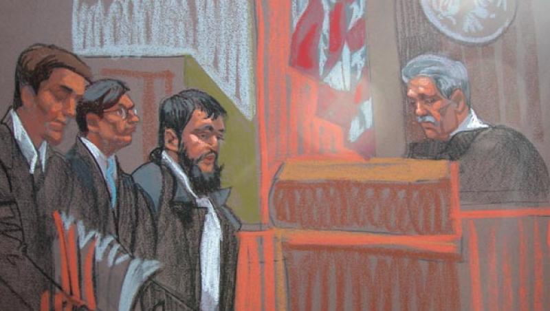 Teroristul Adis Medunjanin, acuzat de planuirea unui atentat la metroul din New York, in fata unui complet de judecata anonim