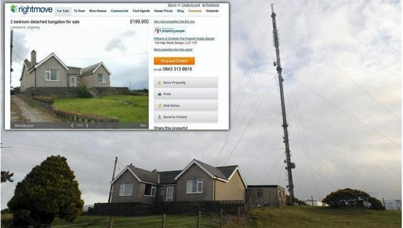 O casa din UK se vinde impreuna cu statia de transmisie TV din curte