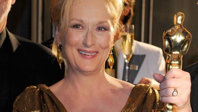 Meryl Streep si-a pus Oscarul la pastrare in... baie