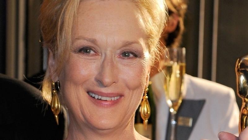 Meryl Streep si-a pus Oscarul la pastrare in... baie