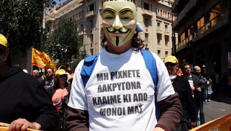 Atena, paralizata de greva si proteste