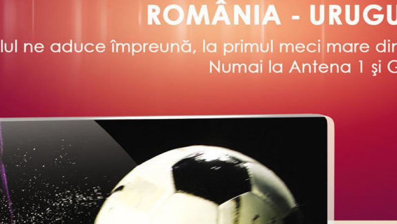 Romania, pregateste-te de confruntare! Miercuri, de la 20.30, Antena 1 iti aduce primul meci mare din 2012, Romania-Uruguay!