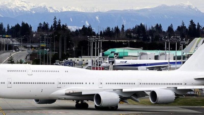 Modelul comercial Boeing 747, personalizat de catre un client VIP secret