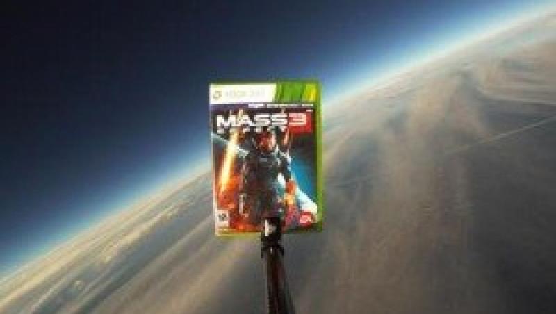 Jocul video Mass Effect 3 a fost trimis in spatiu cu ocazia lansarii