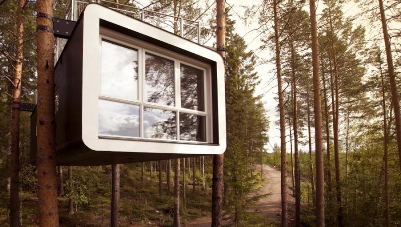 FOTO! Suedia: Hotelul din copac, o minune arhitecturala!