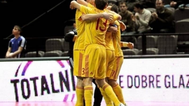 Romania, umilita de Spania la CE de Futsal