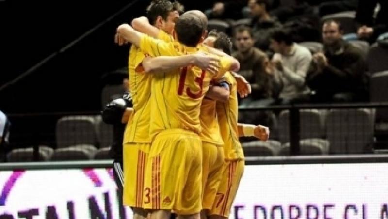 Romania, umilita de Spania la CE de Futsal