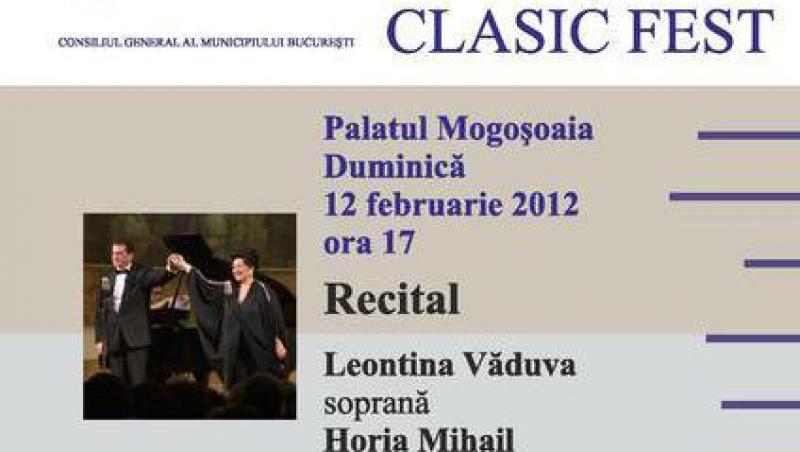 Soprana Leontina Vaduva si pianistul Horia Mihail in deschiderea MogosoaiaClasic Fest