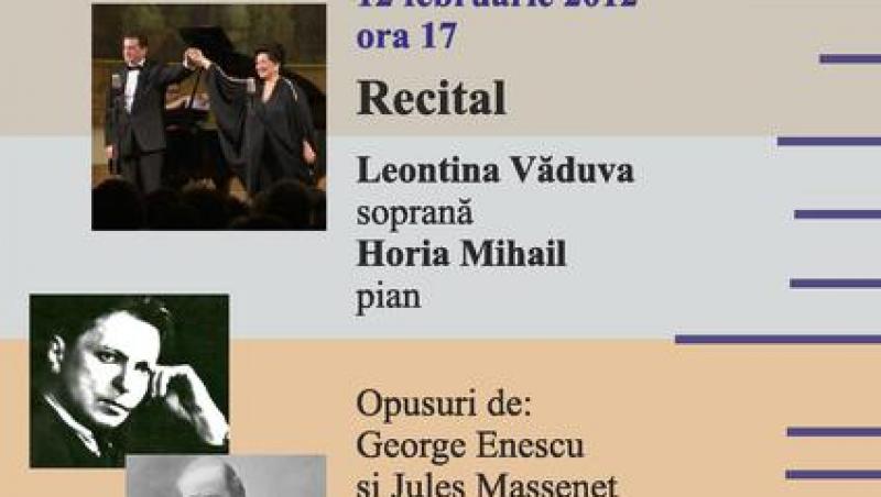 Soprana Leontina Vaduva si pianistul Horia Mihail in deschiderea MogosoaiaClasic Fest