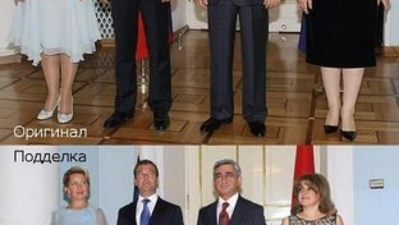 FOTO! Poza reala sau modificata? Prima doamna a Rusiei cu o rochie prea transparenta